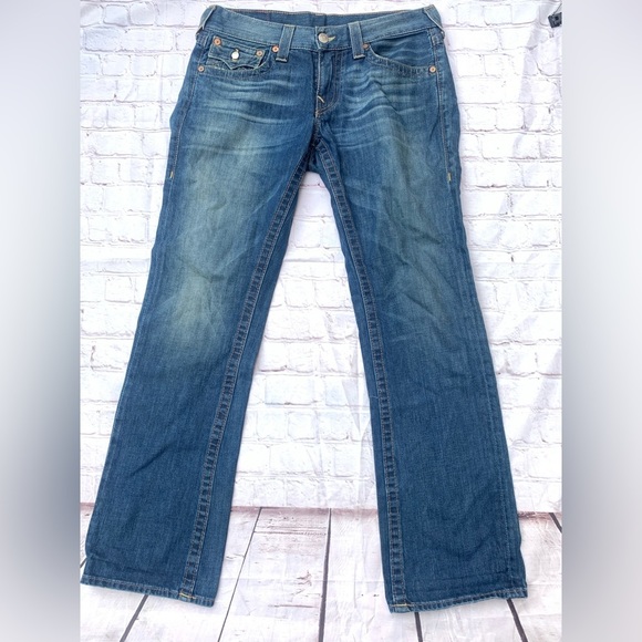True Religion Other - True Religion Jeans Mens 32x32 Blue Ricky Bootcut Flap Pockets Denim